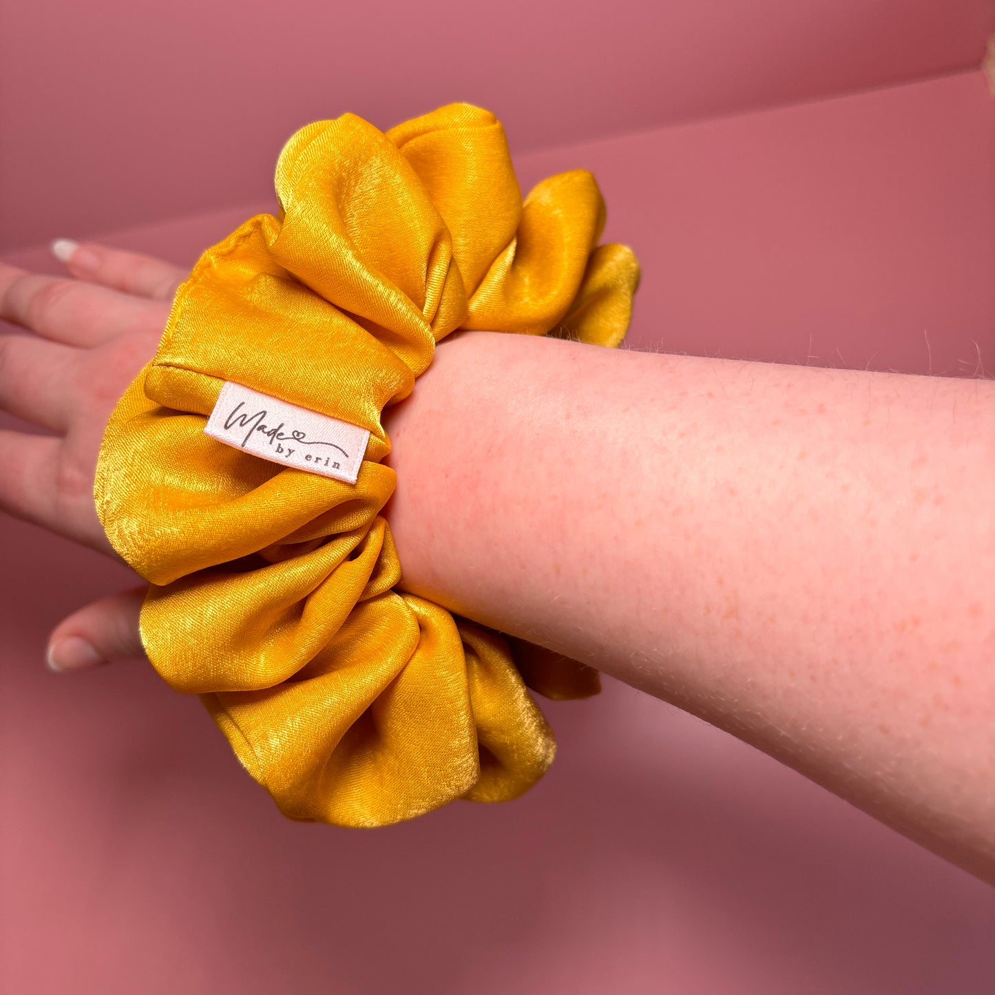 Mustard Velvet Satin
